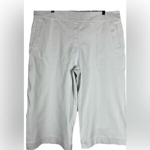 SPANX 20479R Cropped Wide Leg in White Pull-on Shaping Pants Women’s Size 3XL‎